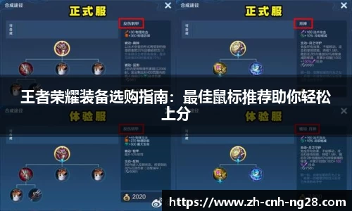 王者荣耀装备选购指南：最佳鼠标推荐助你轻松上分